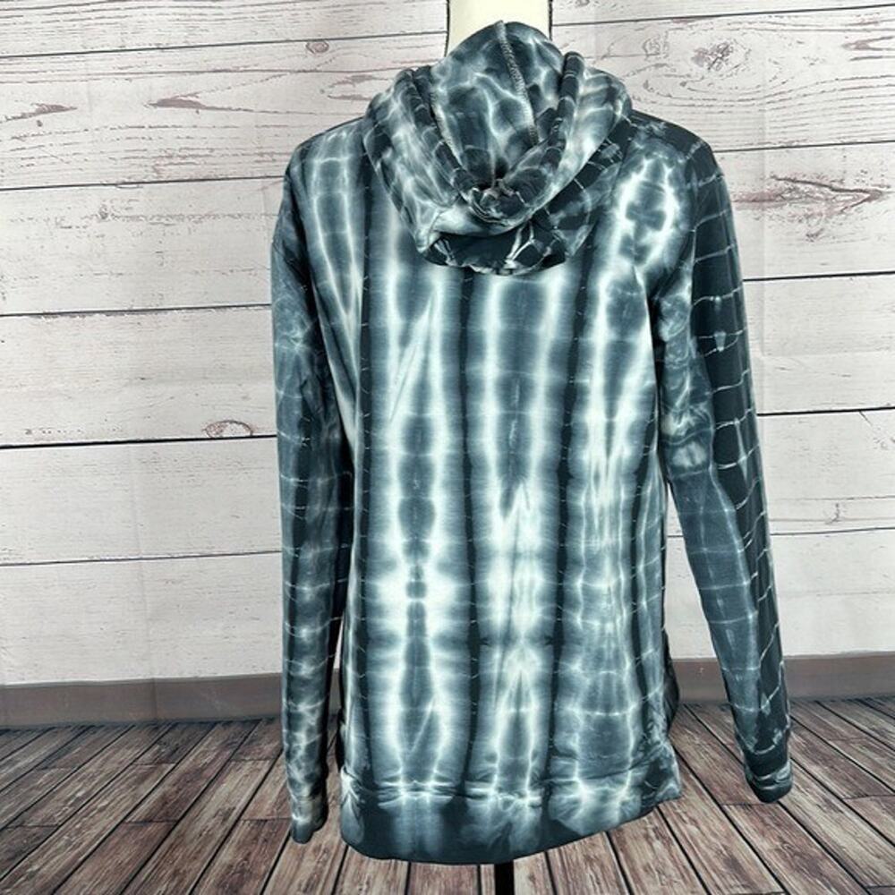 Chaser Sweatshirt Womens‎ Medium Blue Tie Dye Pull Over Oversized Hooded Sorona - Picture 5 of 11